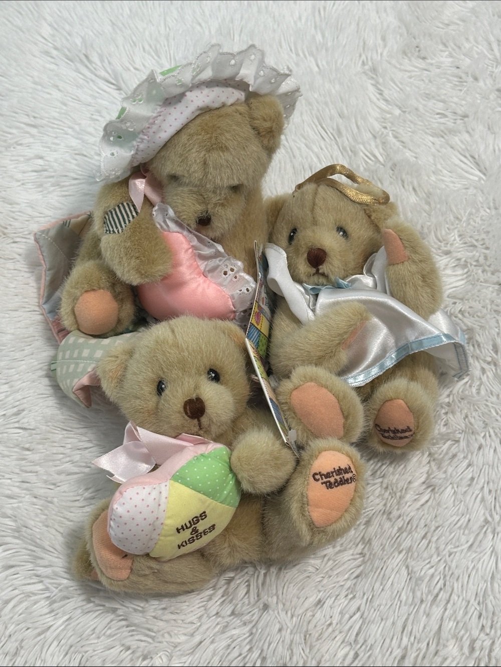 🥕 Bundle of 3 Cherish Teddies Plush